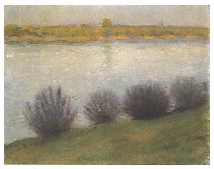 August Macke At the Rhine near Hersel